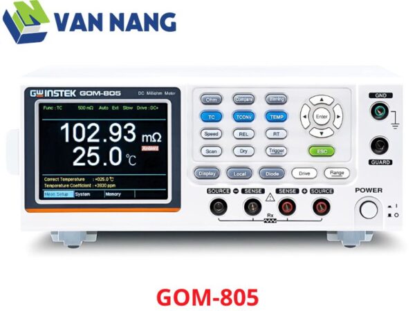 ĐỒNG HỒ ĐO MILLIOHM GWINSTEK MODEL GOM-805