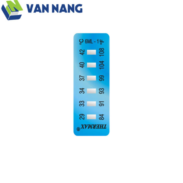Thermax_6Level_Strip1_84-111F GIẤY ĐO NHIỆT ĐỘ THERMAL 6 LEVEL MINI