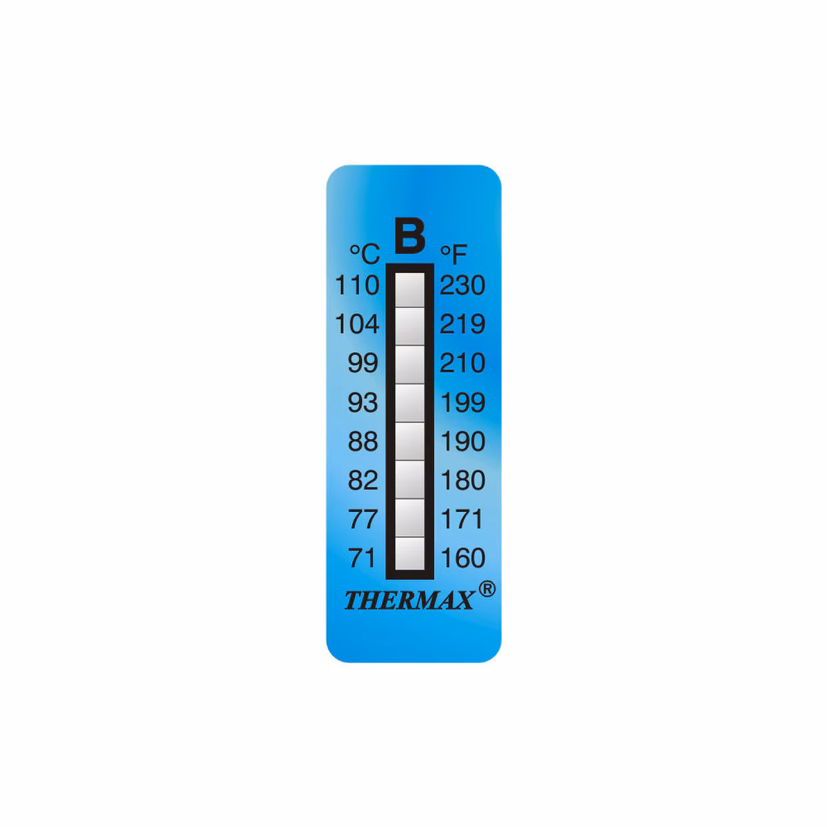 Thermax_8Level_StripB_160-230F GIẤY ĐO NHIỆT ĐỘ THERMAL 8 LEVEL