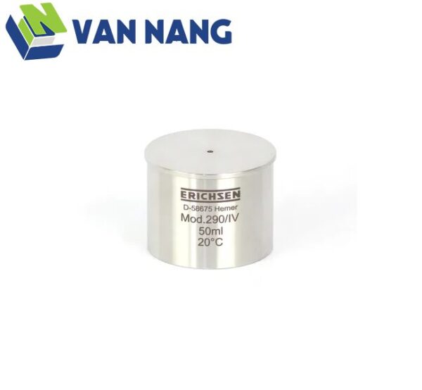 Model 290 Steel 50ml_result Cốc đo tỷ trọng ERICHSEN Model 290