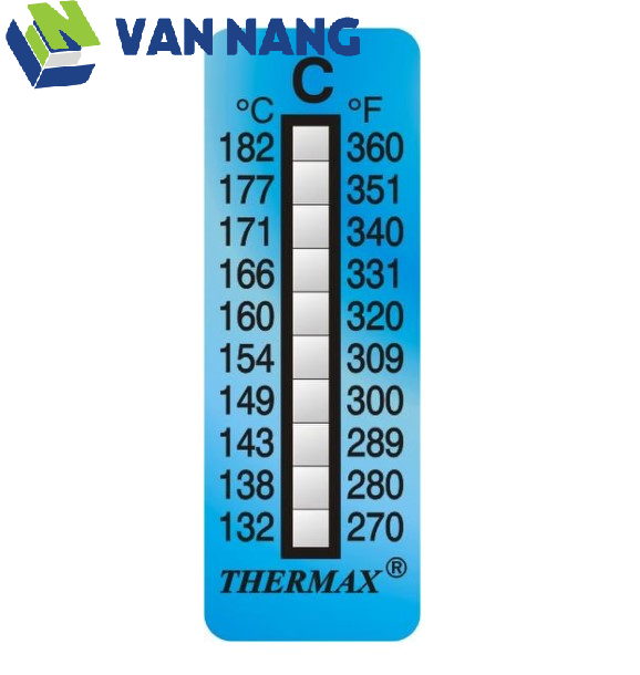 Thermax-10c GIẤY ĐO NHIỆT ĐỘ THERMAL 10 LEVEL