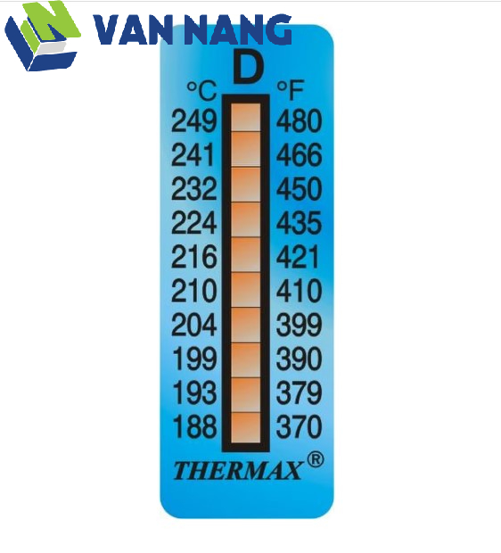 Thermax-10d GIẤY ĐO NHIỆT ĐỘ THERMAL 10 LEVEL
