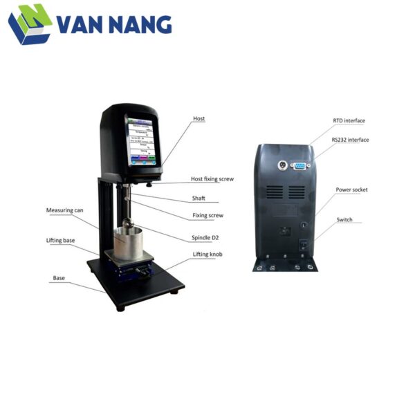 may-do-do-nhot-roto-thinner-shanghai-modern-drv-1t-08 Máy đo độ nhớt Roto-thinner Shanghai Modern DRV-1T