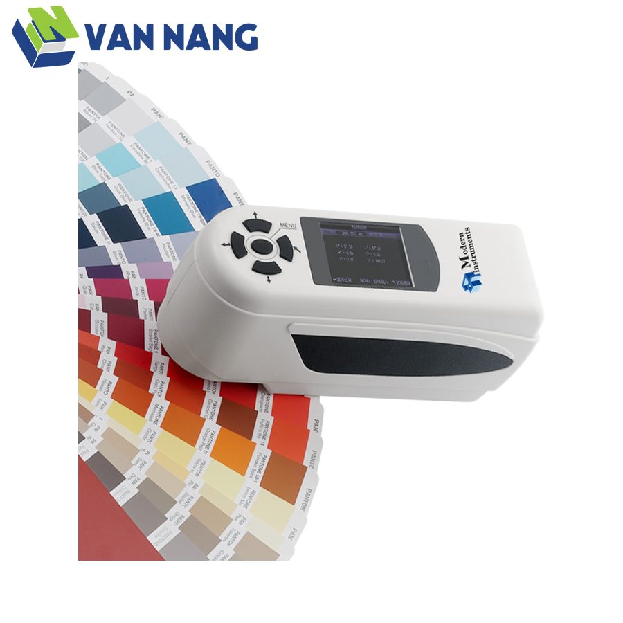 Máy đo màu cầm tay Shanghai Modern XD-1054 hiển thị kết quả đo