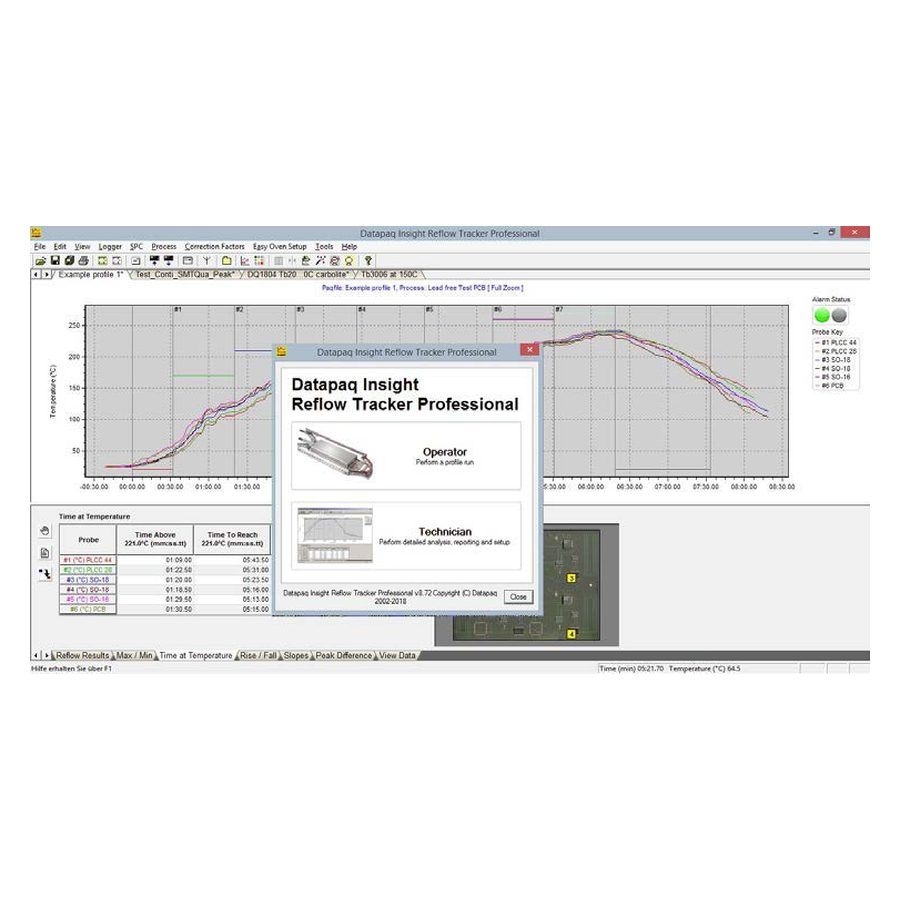 Minh họa phần mềm Insight Reflow Tracker Professional