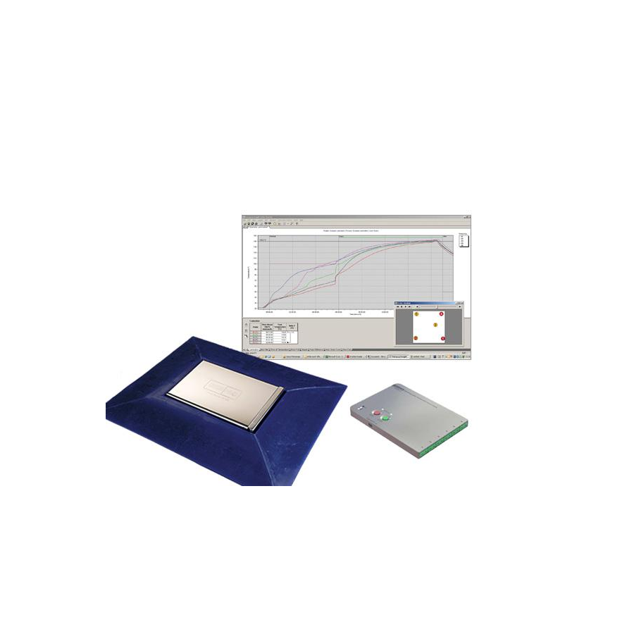 Minh họa hệ SolarPaq v&agrave; m&agrave;n h&igrave;nh phần mềm ph&acirc;n t&iacute;ch