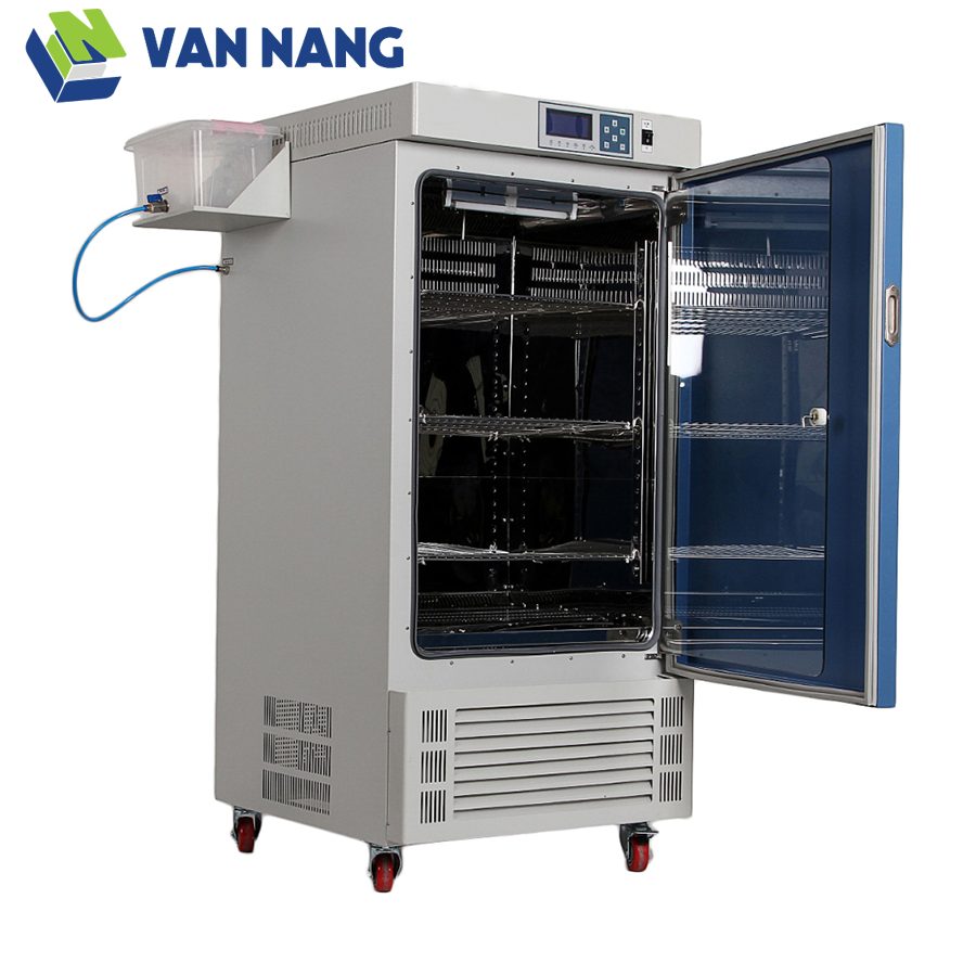 Buồng thử và kệ đặt mẫu của tủ nhiệt ẩm HSX Shanghai Modern.